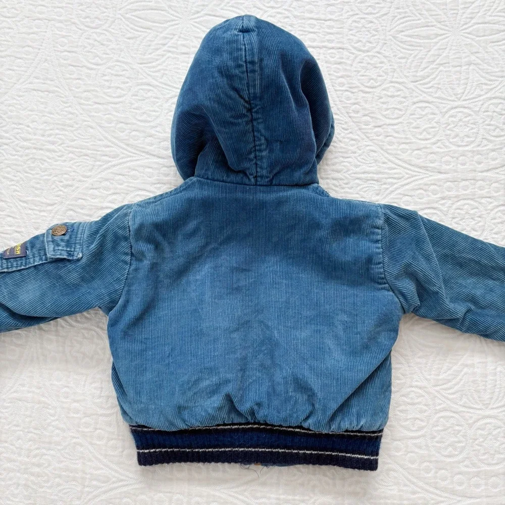 Vintage‎ Union Made Osh Kosh B'Gosh Sherpa Corduroy Jacket Sz 3T